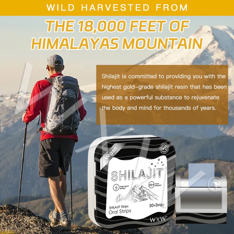 Shilajit Energy Strips Factory - Customized Oral Thin Strips