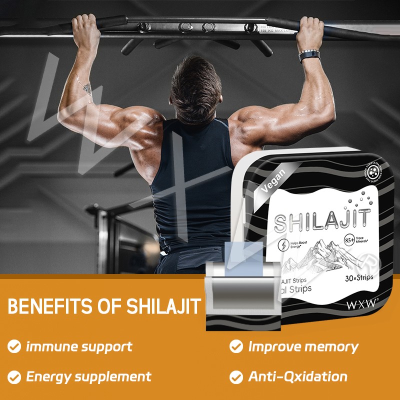 Shilajit Dissolving Strips Manufacturer - Energy Support Strips