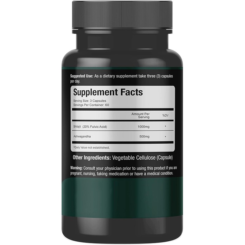 Shilajit Extract Capsules Manufacturer - Natural Metabolism Support