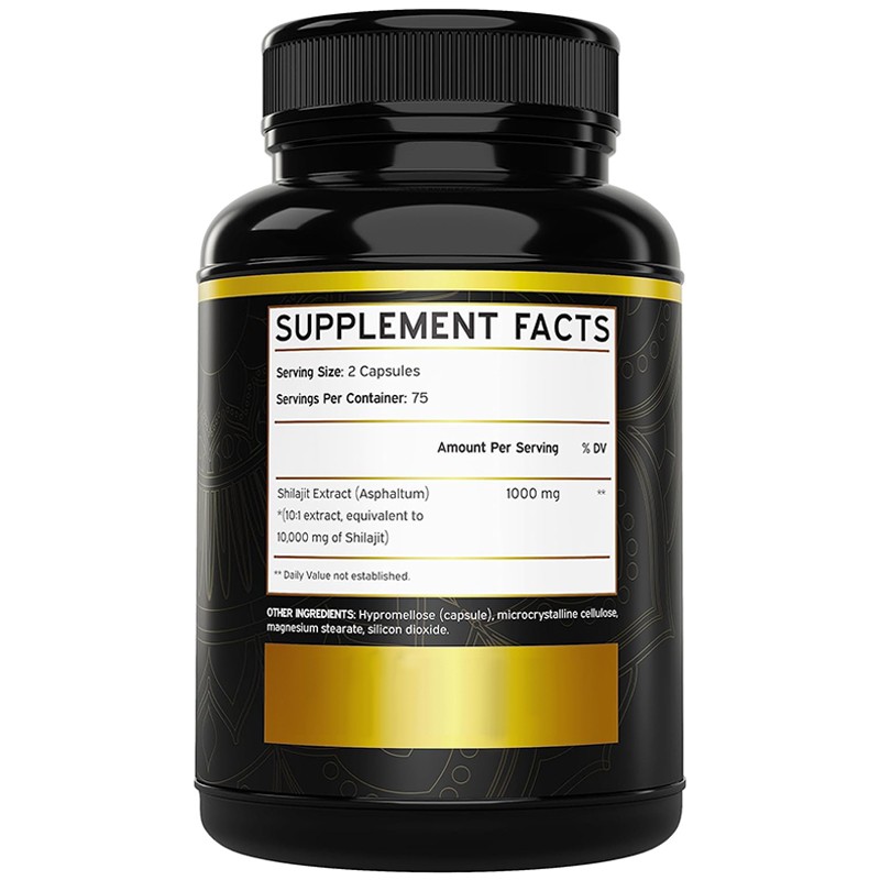 Shilajit Extract Capsules Supplier - Fulvic Acid Brain Boost