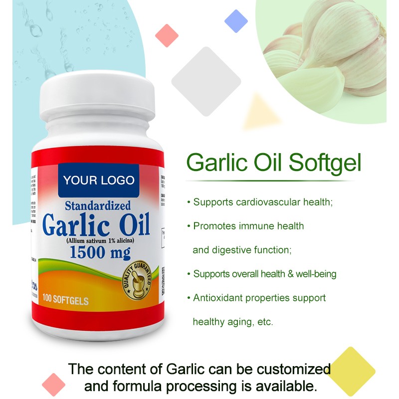 Garlic Oil Soft Capsules Supplier - Bulk Private Label