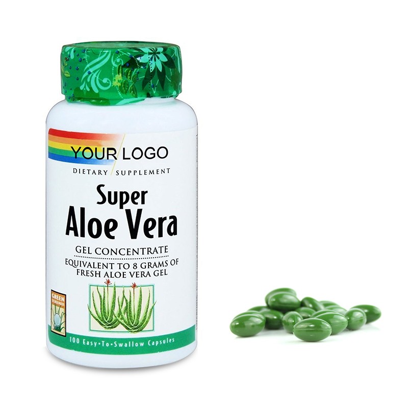Aloe Vera Softgel Factory - OEM Skin Care Detox Capsule