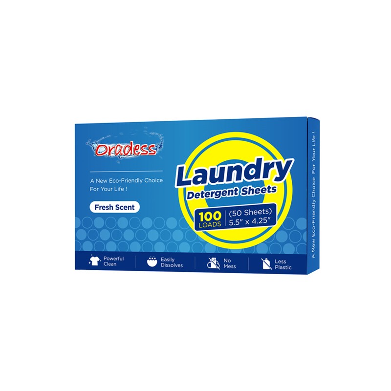 Laundry Detergent Sheets Manufacturer - Custom Logo Super Concentrated Eco Friendly