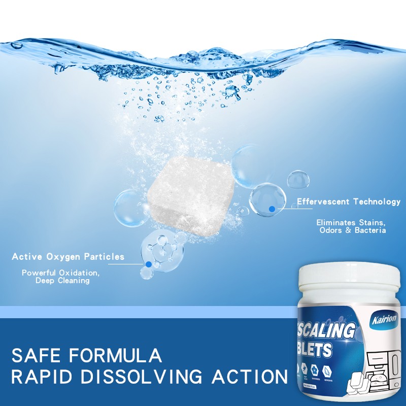 Cleaning Tablets Factory - Eco-friendly Descaling Deep Clean Effervescent Tablets