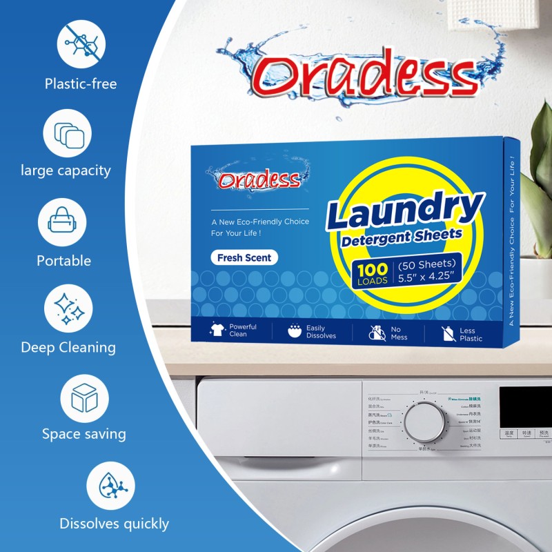 Laundry Detergent Sheets Manufacturer - Custom Logo Super Concentrated Eco Friendly