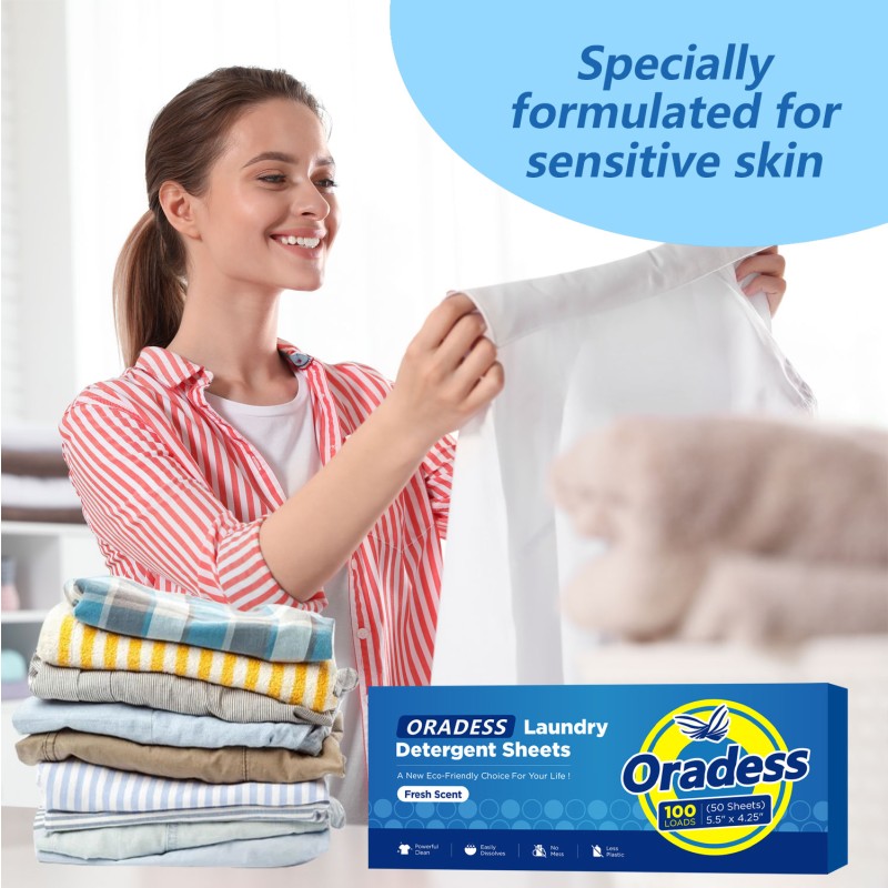 Laundry Detergent Sheets Supplier - Biodegradable Natural Fragrance Custom Logo