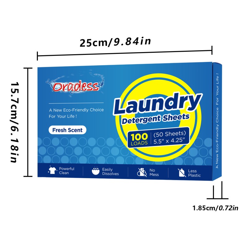 Laundry Detergent Sheets Manufacturer - Custom Logo Super Concentrated Eco Friendly