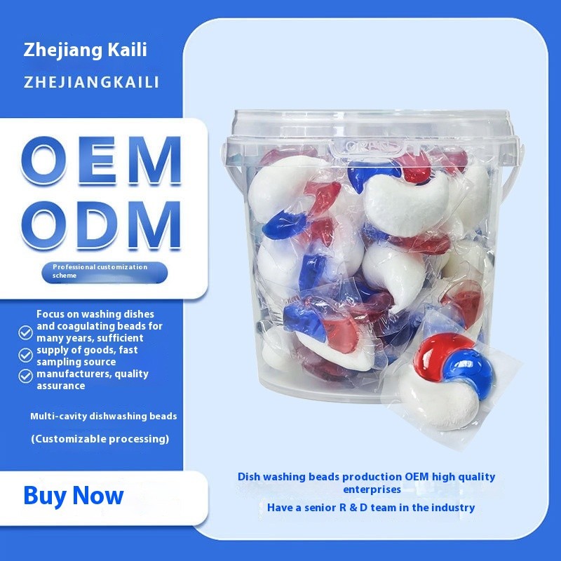 Dishwasher Pods Manufacturer - 3-in-1 Eco-Friendly Bucket Wholesale 30pcs Customized