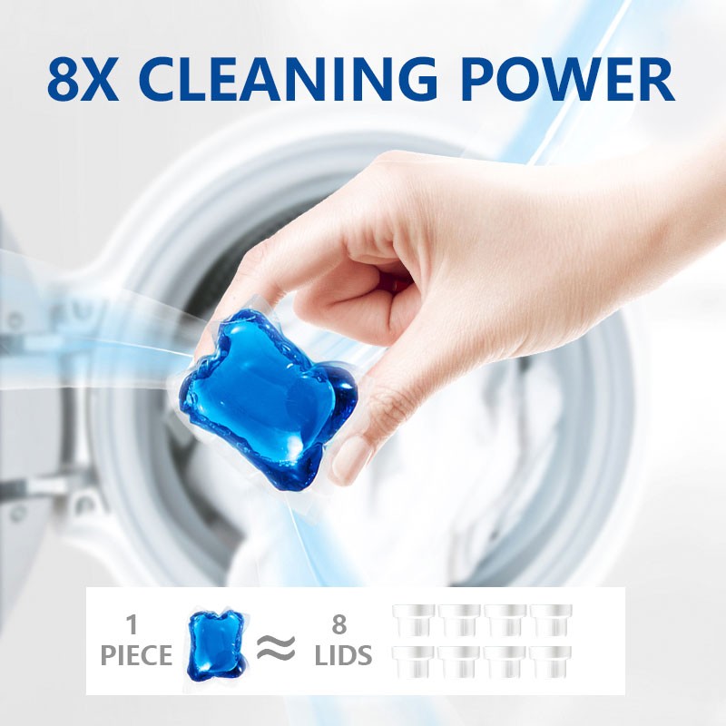 Laundry Capsules Supplier - 5 in 1 Washing Capsules with Fragrance Beads Wholesale