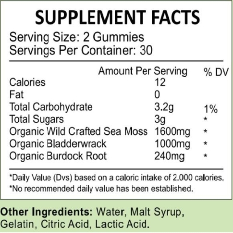 Sea Moss Gummies Supplier - Vegan HALAL Vitamins