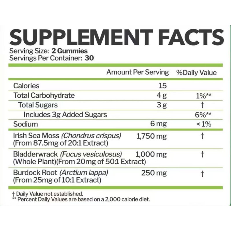Immune Support Gummies Factory - Sea Moss Elderberry