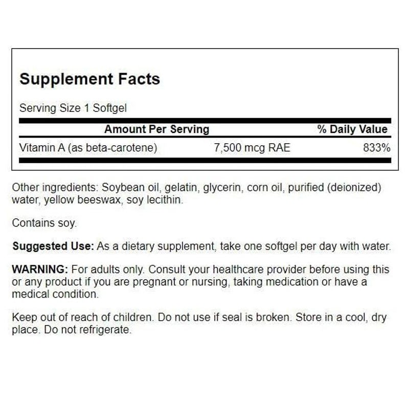 Beta-Carotene Capsules Manufacturer - Organic Vitamin A