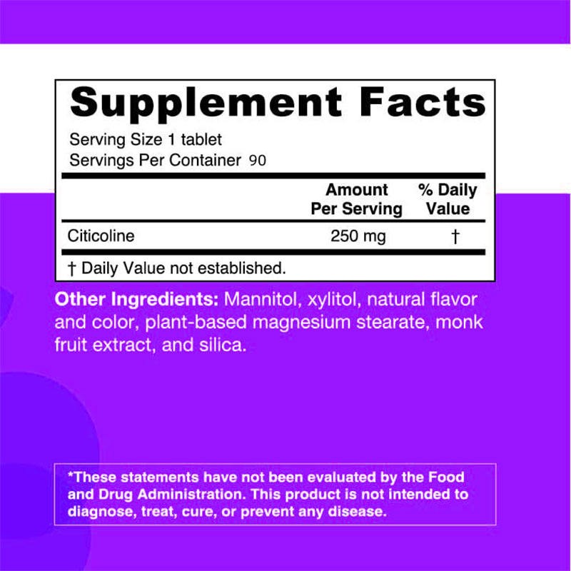 Citicoline Sodium Tablets Factory - Fast Dissolve Brain Support
