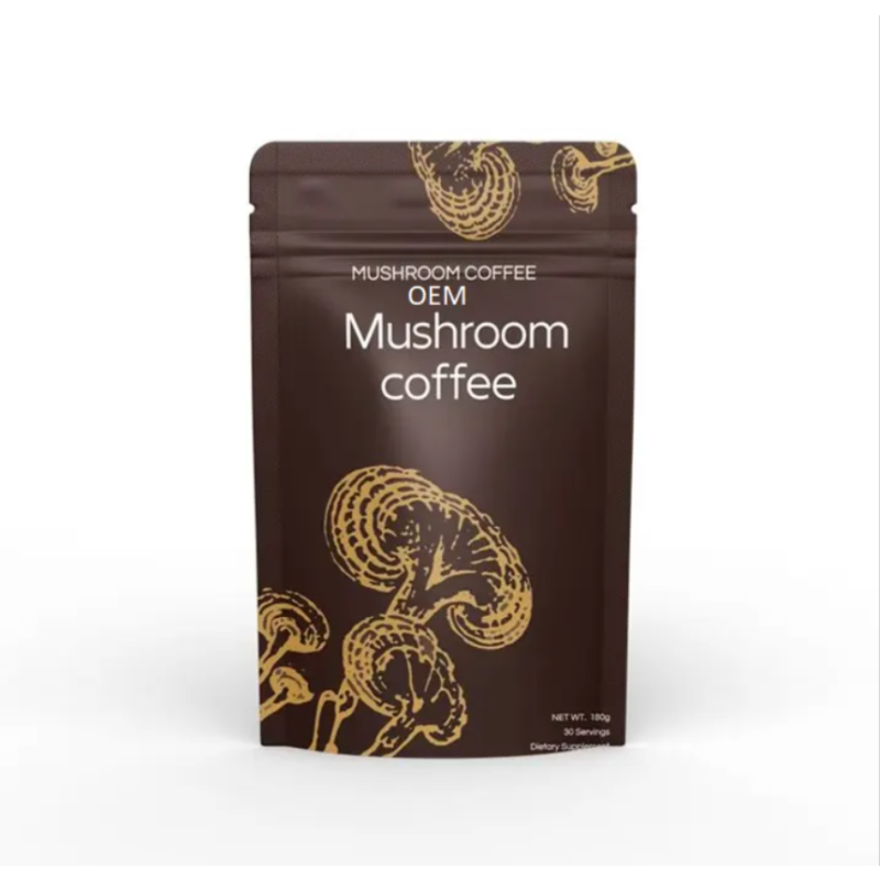 Instant Mushroom Coffee Supplier - 6 in 1 Organic Powder
