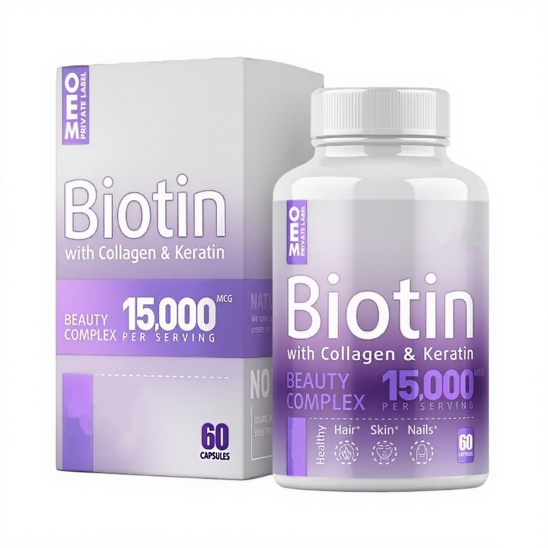 Biotin Capsules Supplier - Keratin Collagen Hair Skin