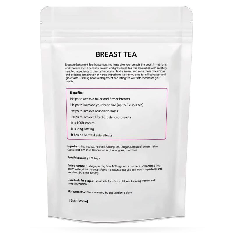 Breast Enlargement Tea Manufacturer - 28 Day Herbal Blend
