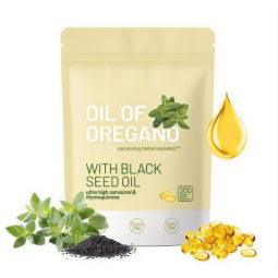 Oregano Softgel Capsules Factory - With Black Seed Oil