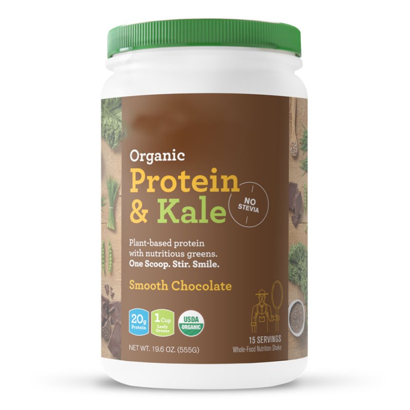 Plant Protein Powder Manufacturer - Organic Vegan Protein Blend 2.6lb Chocolate