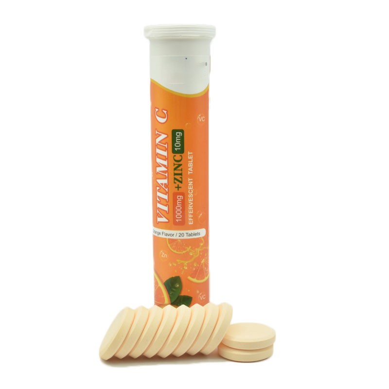 Vitamin C Tablets Factory - Adult Effervescent Zinc Orange Immune Anti-Fatigue