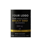 Shilajit Gummies Manufacturer - Custom Logo Organic Male Function Energy Boost