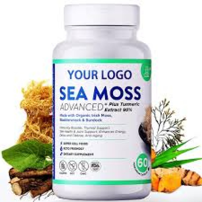 Sea Moss Capsules Supplier - Burdock Root Bladderwrack Joint Skin Health