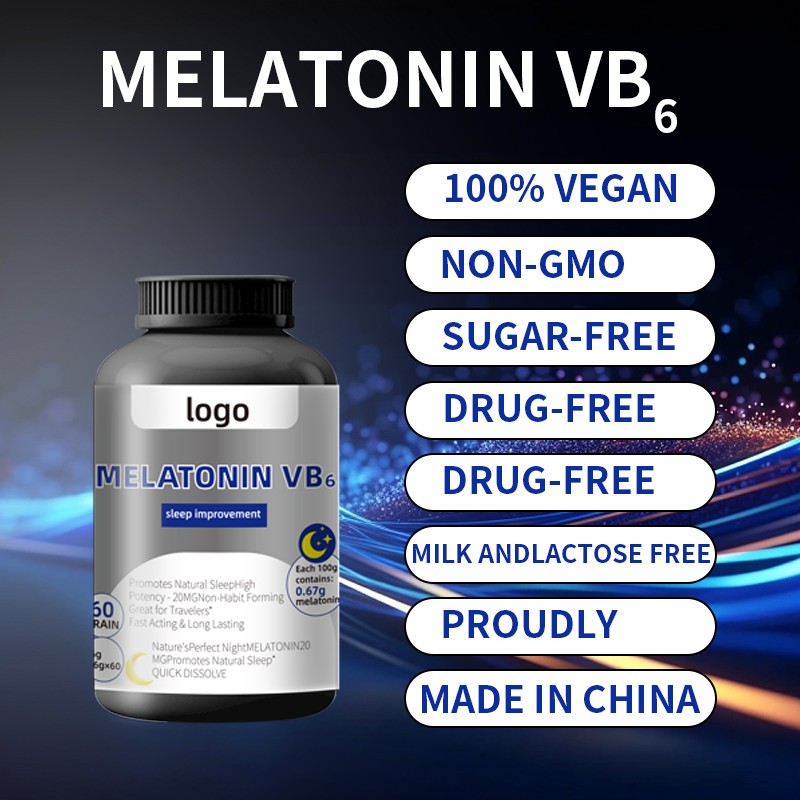 Melatonin Tablets Factory - 10mg Sleep Hard Capsule