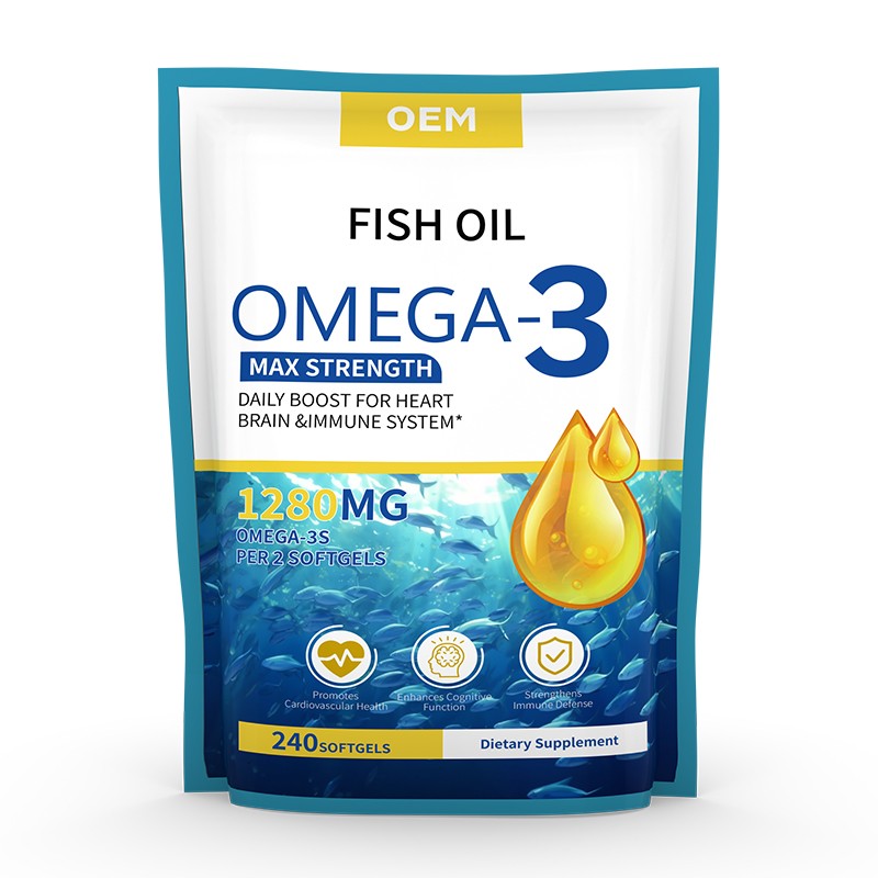 Fish Oil Softgels Supplier - Brain Eye Health DHA EPA