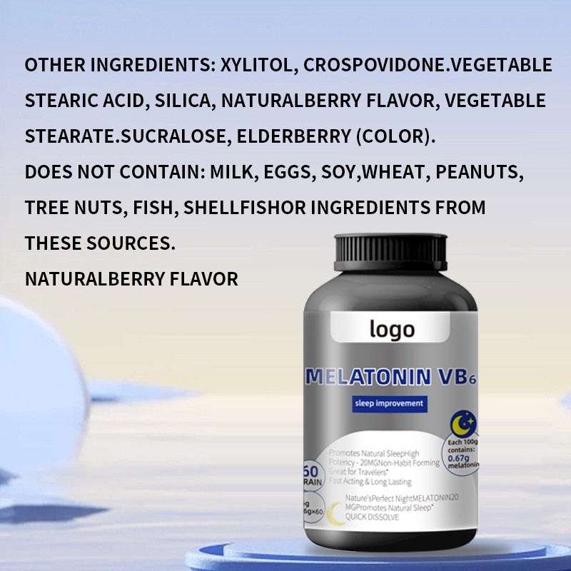 Melatonin Tablets Factory - 10mg Sleep Hard Capsule