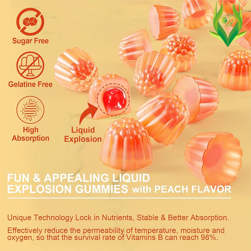 Vitamin D3 K2 Gummies Factory - B6 Zinc Bone Immunity