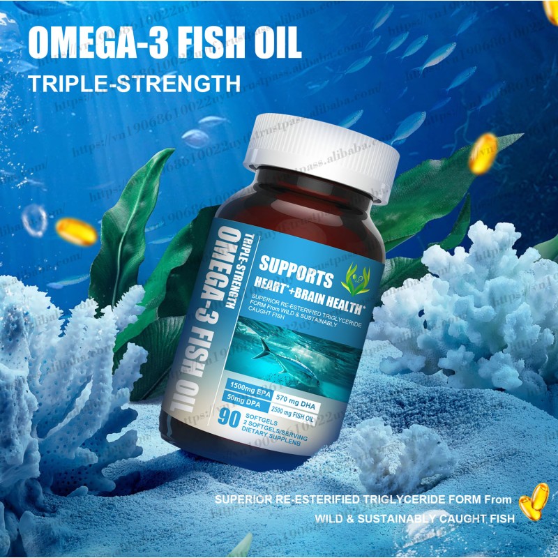 Omega 3 Fish Oil Softgels Factory - EPA DHA Rapid Release