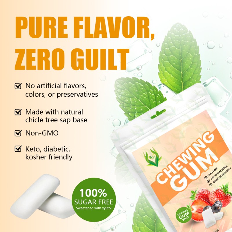 Sugar-Free Chewing Gum Manufacturer - Xylitol Mixed Berries