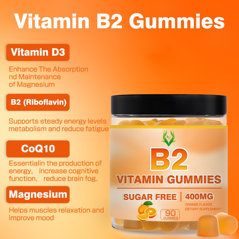 Vitamin B2 Gummies Factory - 400mg D3 Coenzyme Q10