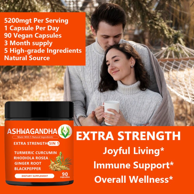 Ashwagandha Extract Capsules Factory - 5 in 1 Immune Support