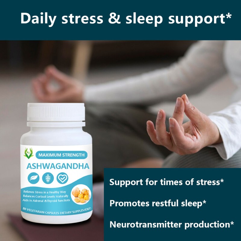 Ashwagandha Root Capsules Supplier - Withanolides Sleep Mood