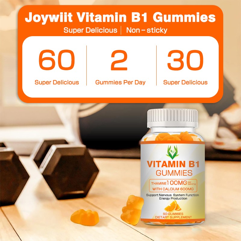Vitamin B1 Gummies Manufacturer - 100mg Thiamine Calcium