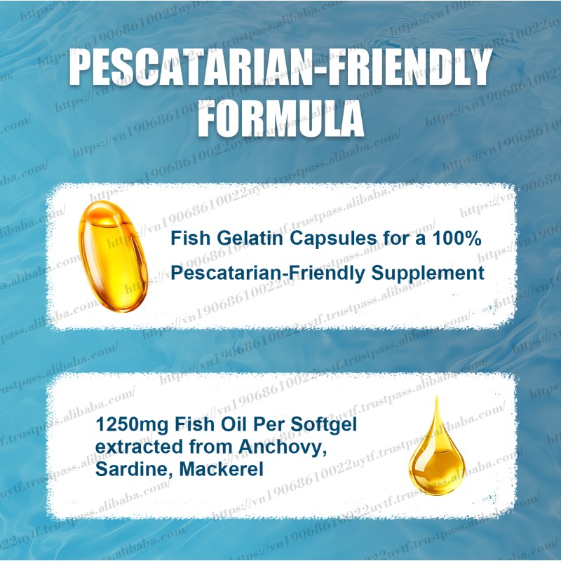 Omega 3 Fish Oil Softgels Factory - EPA DHA Rapid Release