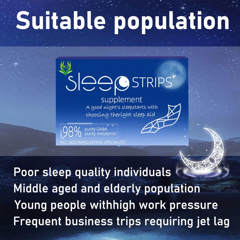 Melatonin Sleep Strips Factory - Oral Film Relax Sleep
