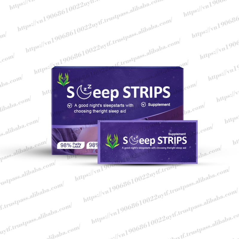 Sleep Strips Supplement Factory - Vitamin B6 Melatonin Mint