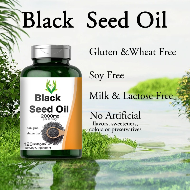 Organic Black Seed Softgels Manufacturer - 2000mg Digestive Health
