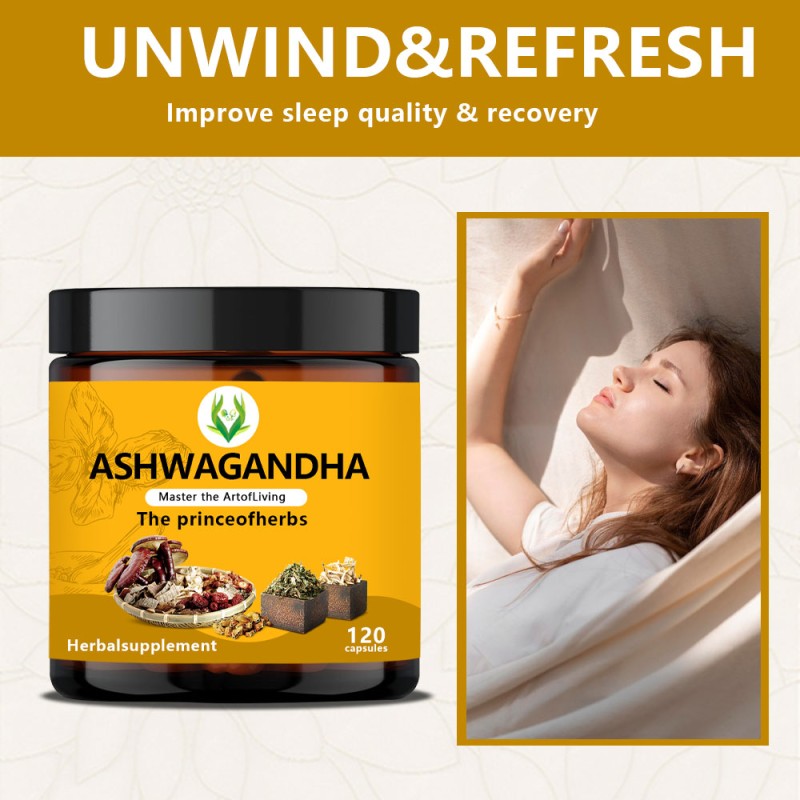 Ashwagandha Root Capsules Manufacturer - Natural Withanolides Energy