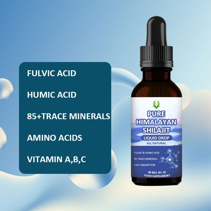 Shilajit Drops Manufacturer - Organic 85 Trace Minerals