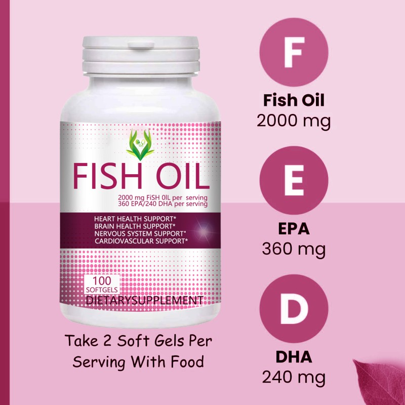 Deep Sea Fish Oil Softgels Manufacturer - 2000mg Immune Vision
