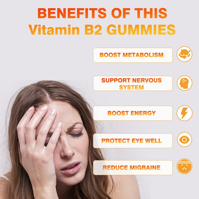 Vitamin B2 Gummies Factory - 400mg D3 Coenzyme Q10