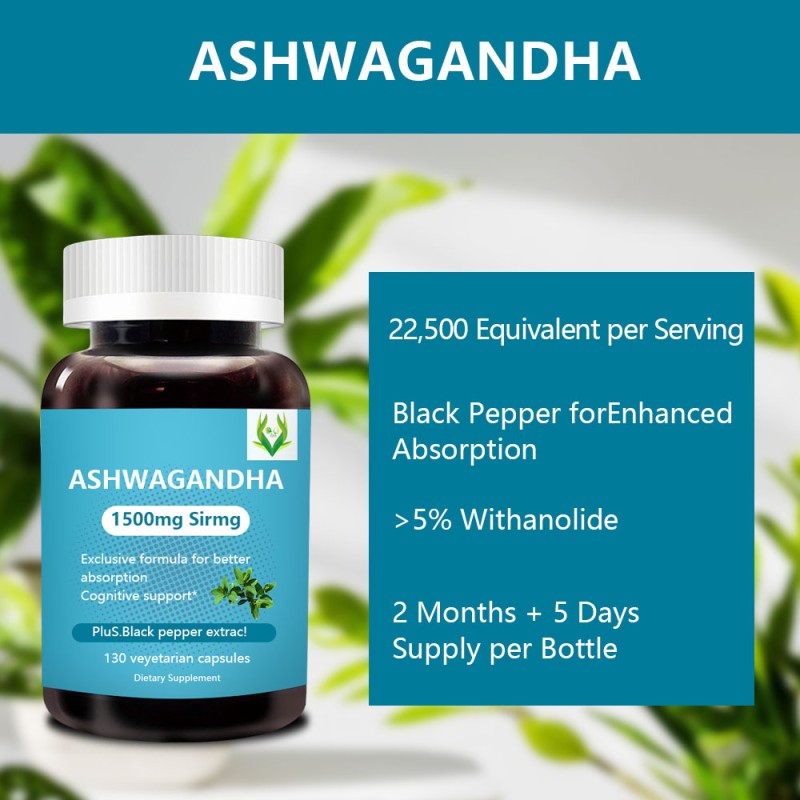 Organic Ashwagandha Capsules Manufacturer - Black Pepper Mood