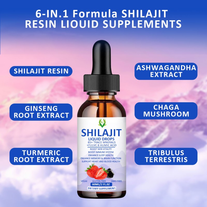 Purified Shilajit Drops Manufacturer - Fulvic Acid Extract Resin