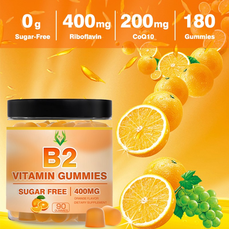 Vitamin B2 Gummies Factory - 400mg D3 Coenzyme Q10