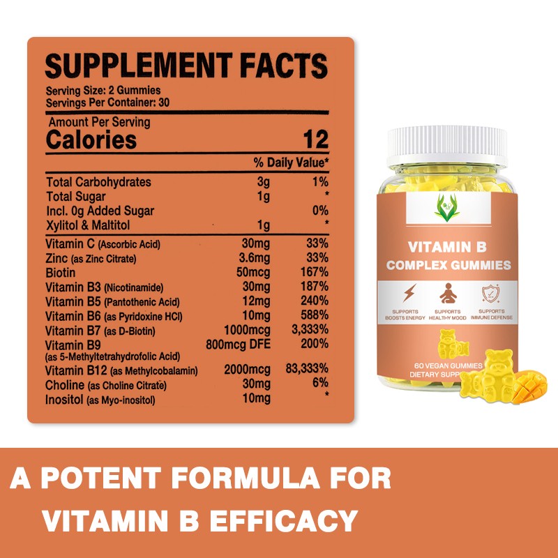 Vitamin B Complex Gummies Manufacturer - C Zinc Immune Defense