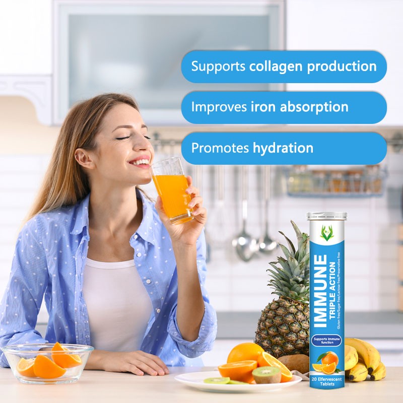 Vitamin C Effervescent Tablets Manufacturer - Manuka Honey Rosehip