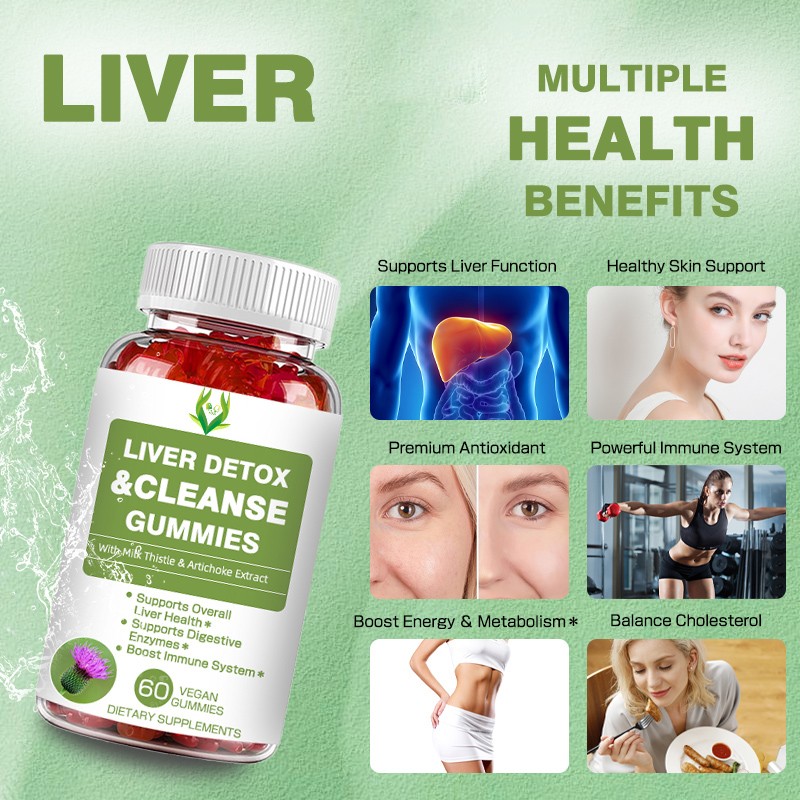 Liver Detox Gummies Factory - Milk Thistle Digestion Support