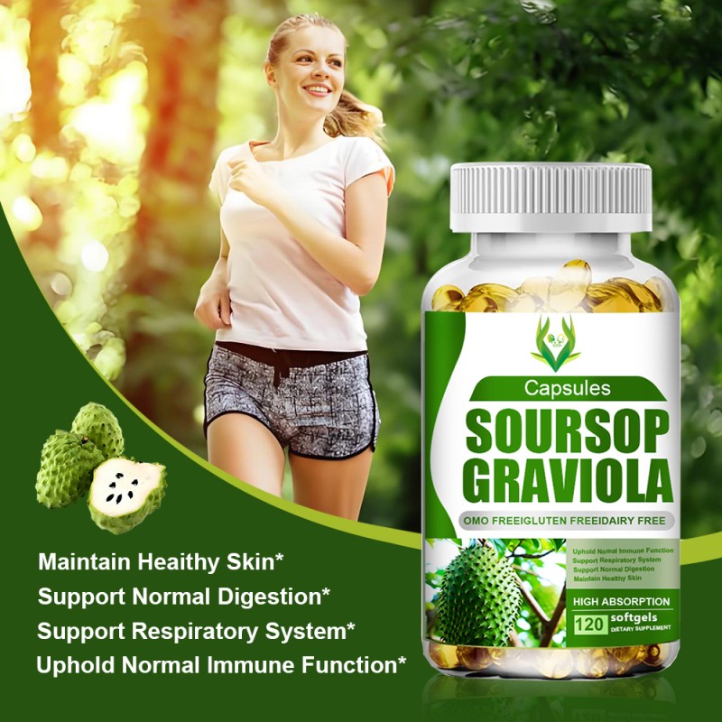 Soursop Softgels Manufacturer - Healthy Skin Digestion Immune